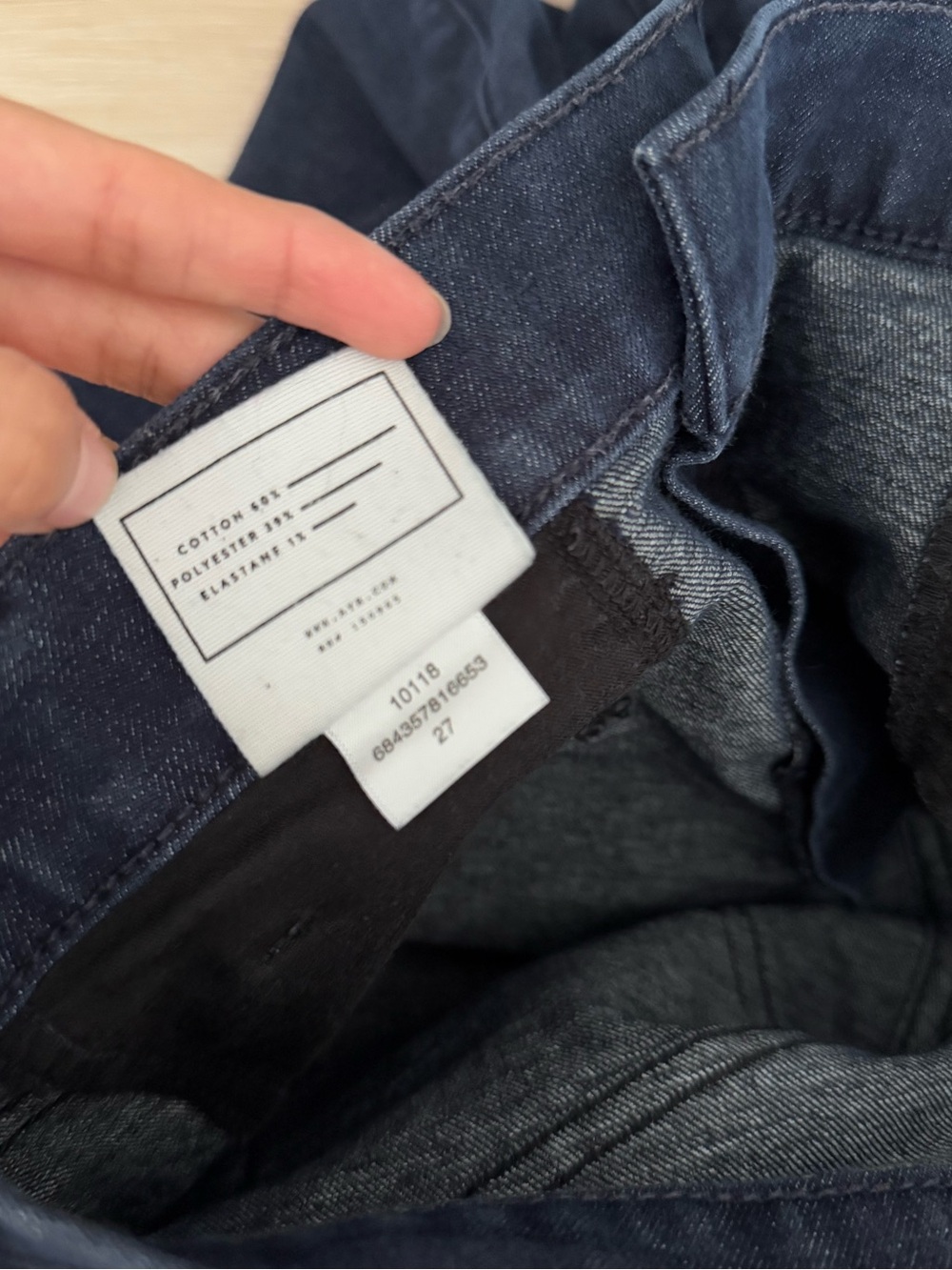 AYR 27 The Beat Jeans Dark Wash Indigo Relaxed Barrel - Picture 4 of 6
